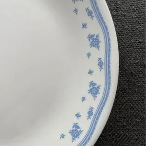 Corelle Kitchen Vintage Corelle Blue Floral Dinner Plates